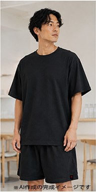 館内着の着用イメージ（男性）